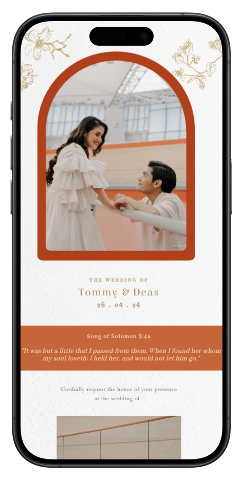 eternal vows sample template